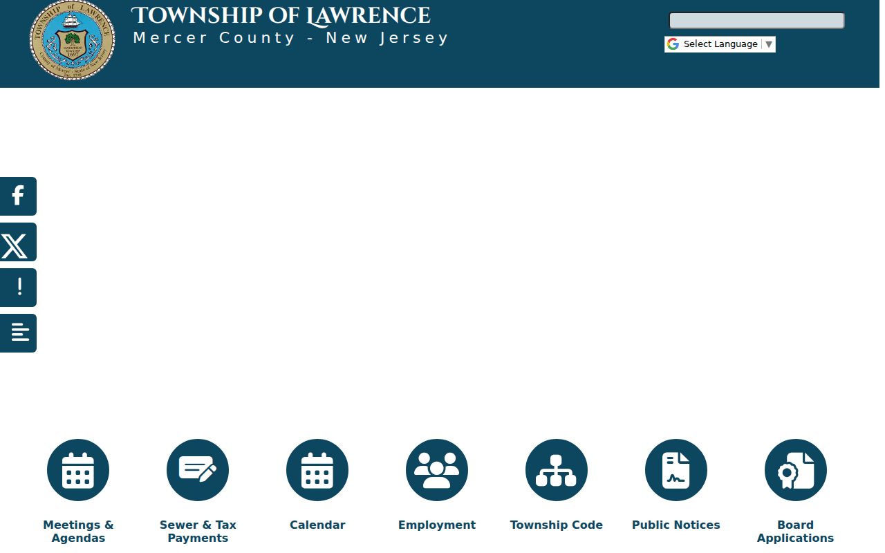 Lawrence Township residents directory municipal records resources
