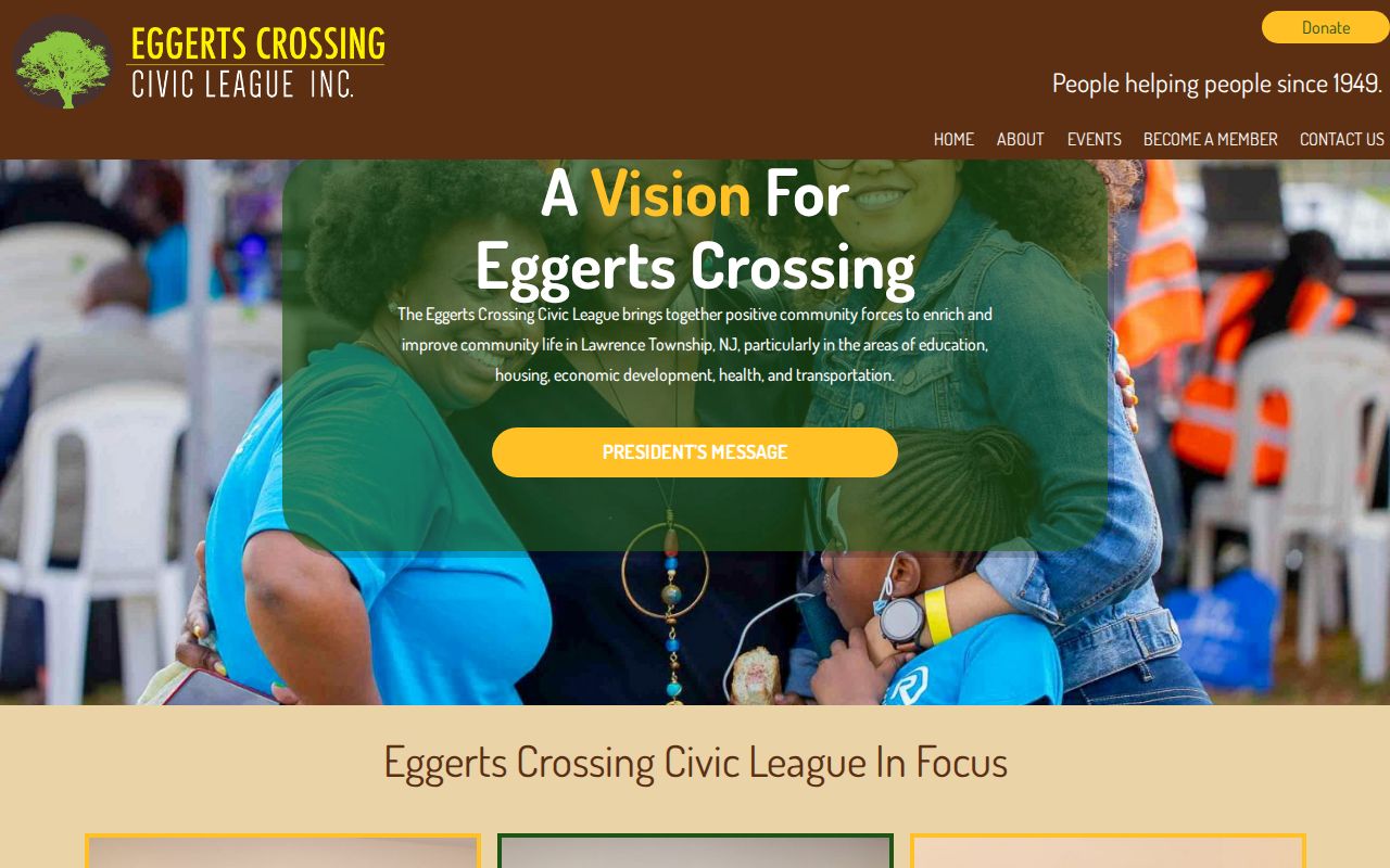 Lawrence Township neighbors community contact through the Eggerts Crossing Civic League page